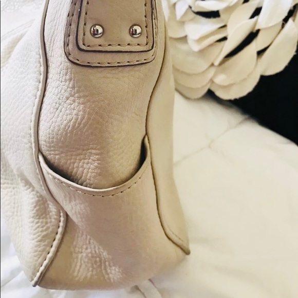 Fossil | Beige Leather Hobo Shoulder Purse Bag - Picture 3 of 8